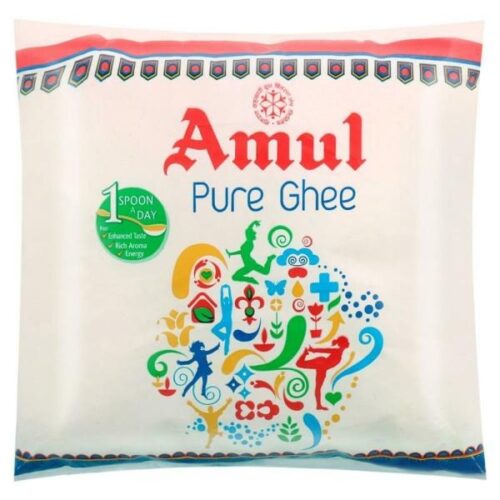 Amul Pure Cow Ghee Pouch (Neyyi) : 500 ml