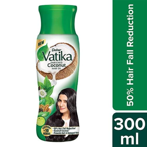Dabur Vatika Enriched Coconut Hair Oil : 300 ml