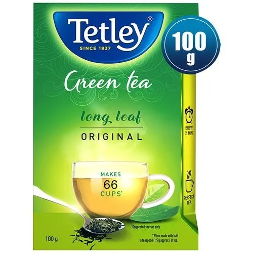 Tetley Long Leaf Original Green Tea - 100 g