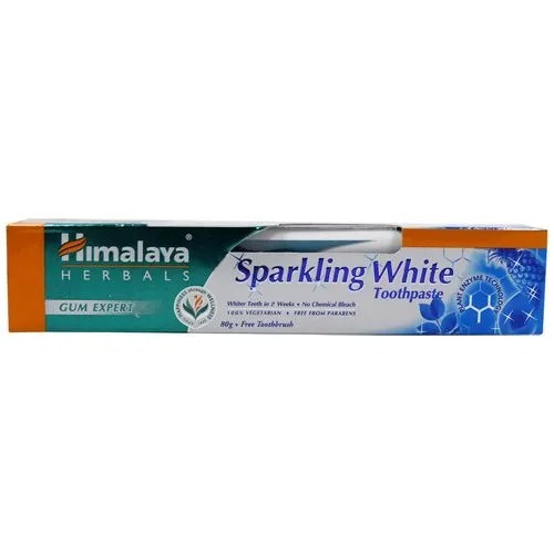 Himalaya Sparkling White Toothpaste, 80 g