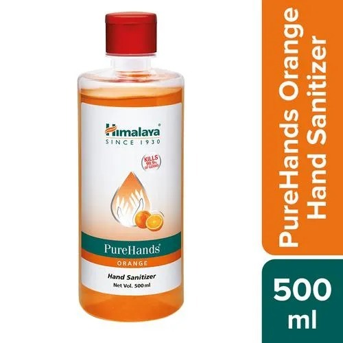 Himalaya Pure Hands Hand Sanitizer - Orange, 500 ml