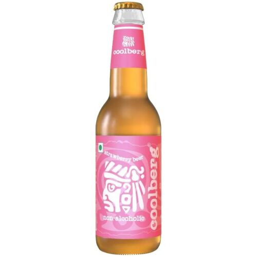 Coolberg Non Alcoholic Beer - Strawberry, 330 ml Bottle